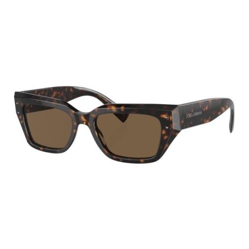 Donker Havana/Bruin Zonnebril DG 4462 Dolce & Gabbana , Brown , Dames