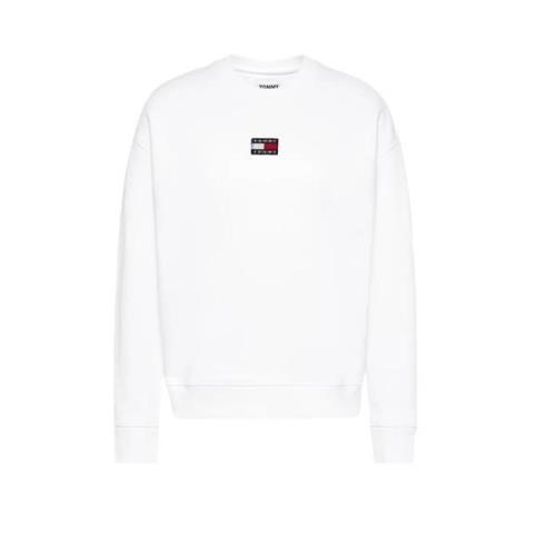 Sweatshirt met ronde hals Tommy Jeans , White , Dames