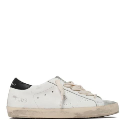 Super Star Kalfsuede Sneakers Golden Goose , White , Dames