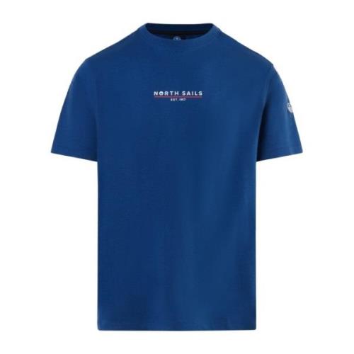 Korte Mouw T-shirt North Sails , Blue , Heren