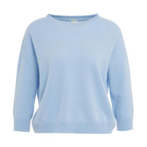 Blauwe Cashmere Gebreide Kleding Aw24 MVM , Blue , Dames