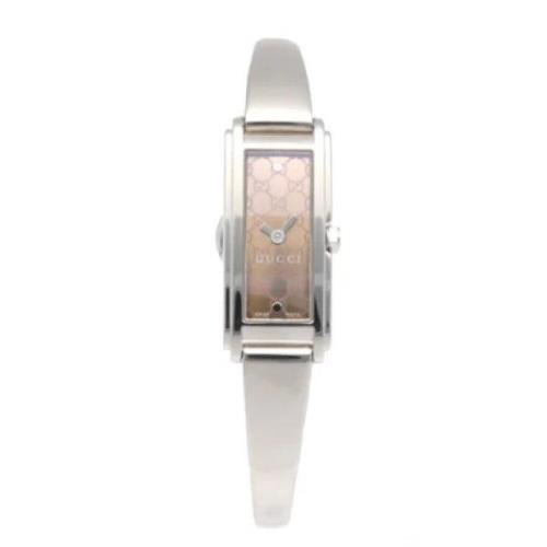 Pre-owned Stainless Steel watches Gucci Vintage , Pink , Dames