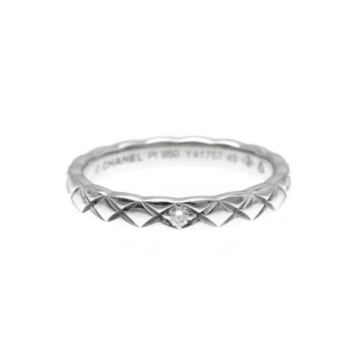 Pre-owned Platinum chanel-jewelry Chanel Vintage , Gray , Dames