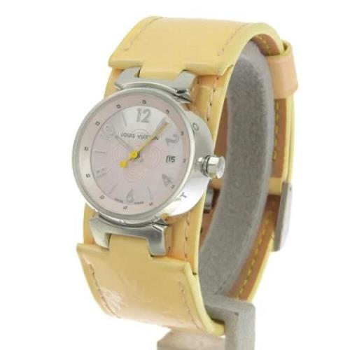 Pre-owned Stainless Steel watches Louis Vuitton Vintage , Beige , Dame...