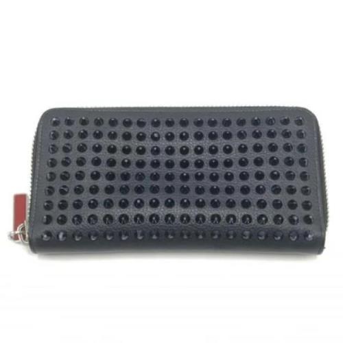 Pre-owned Canvas wallets Christian Louboutin Pre-owned , Blue , Dames