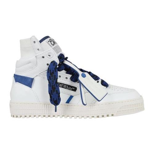 Witte Leren Sneakers Off White , White , Heren