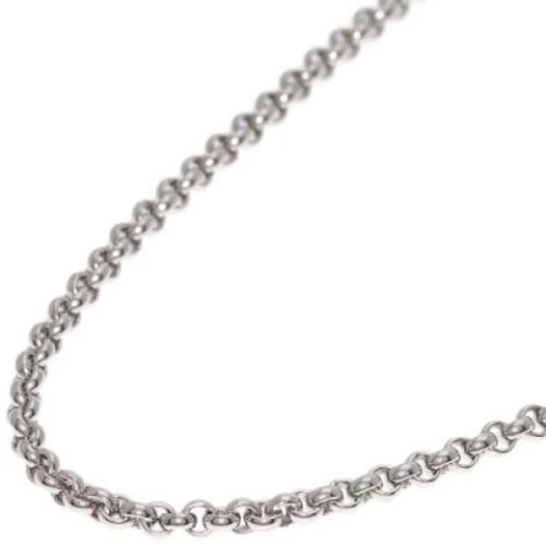 Pre-owned White Gold necklaces Chopard Pre-owned , Gray , Dames