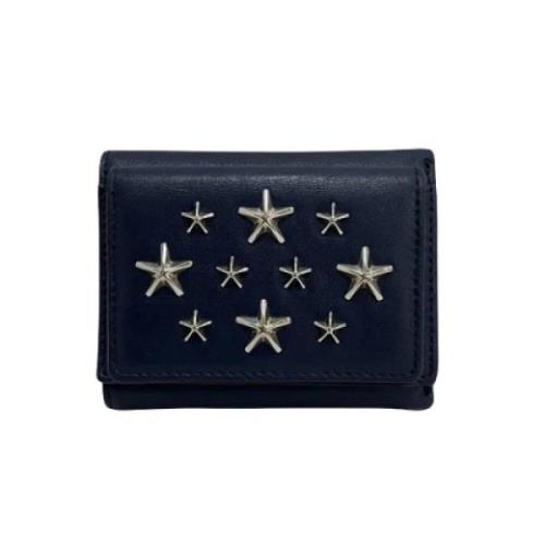 Pre-owned Leather wallets Jimmy Choo Pre-owned , Blue , Dames