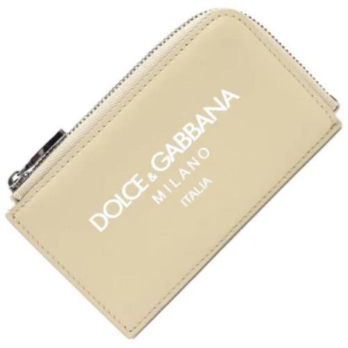 Pre-owned Leather wallets Dolce & Gabbana Pre-owned , Beige , Dames