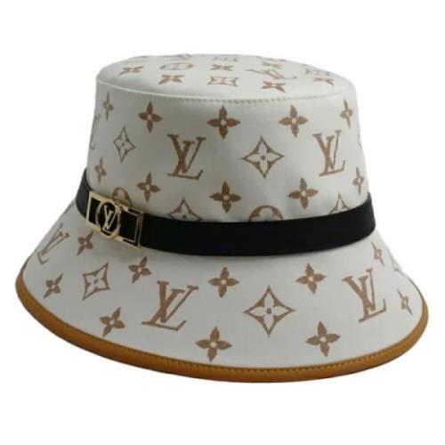 Pre-owned Canvas hats Louis Vuitton Vintage , Beige , Dames