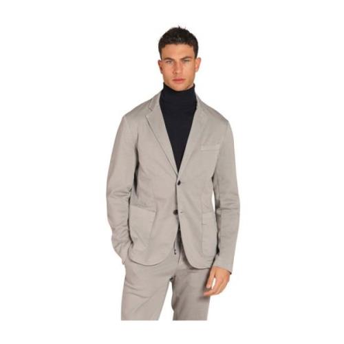 Actieve Jersey Herenblazer Mason's , Gray , Heren