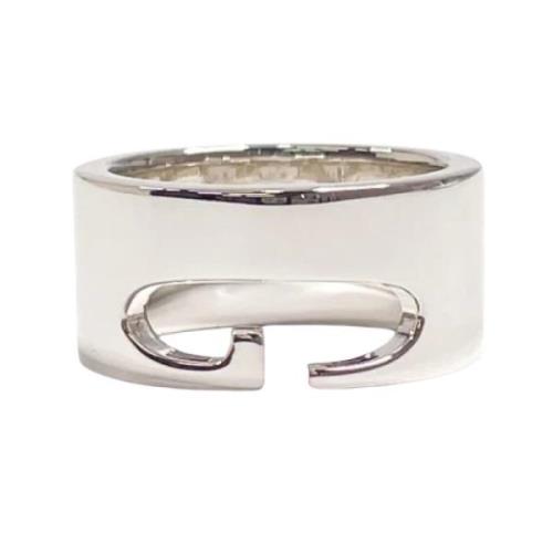 Pre-owned Silver rings Gucci Vintage , Gray , Dames