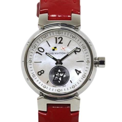 Pre-owned Stainless Steel watches Louis Vuitton Vintage , White , Dame...