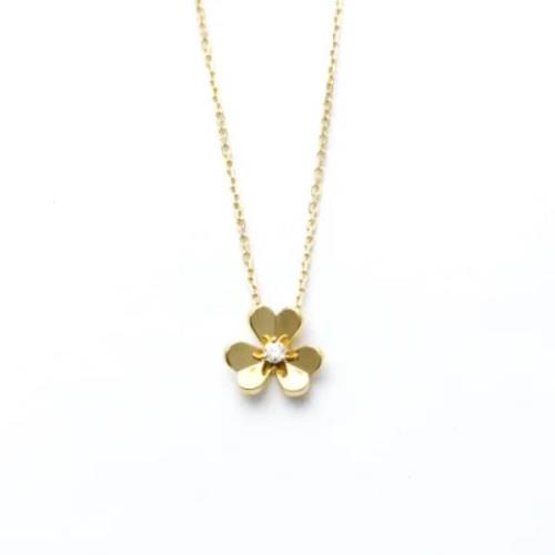 Pre-owned Metal necklaces Van Cleef & Arpels Pre-owned , Yellow , Dame...