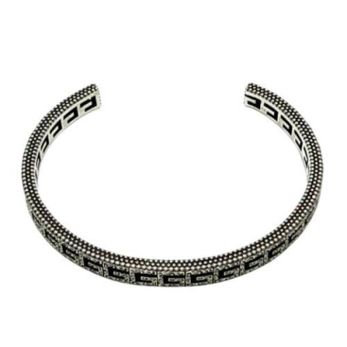 Pre-owned Silver bracelets Gucci Vintage , Gray , Heren