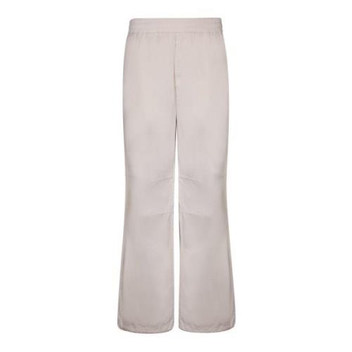 Beige Parachute Broek Ss24 Burberry , Beige , Heren