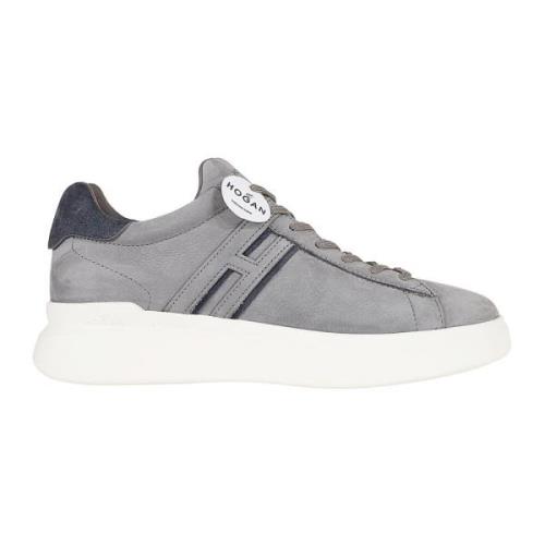 Grijze Sneakers Verhoog Stijl Comfort Hogan , Gray , Heren