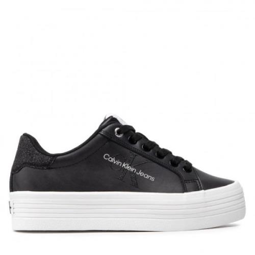 Lage Sneakers Calvin Klein , Black , Dames