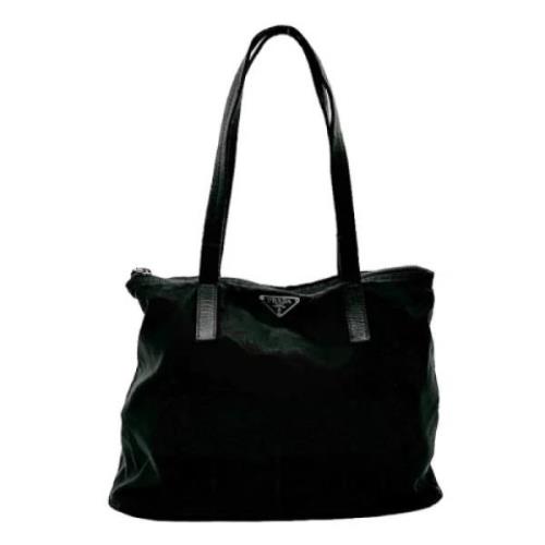 Pre-owned Nylon shoulder-bags Prada Vintage , Black , Dames