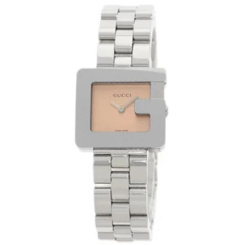 Pre-owned Stainless Steel watches Gucci Vintage , Pink , Dames