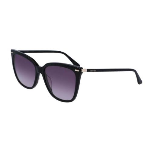 Zwart/Donkergrijs Geshade Zonnebril Calvin Klein , Black , Dames