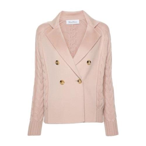 Poederroze Kabeltrui Max Mara , Pink , Dames