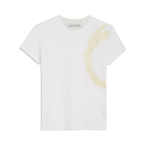 T-Shirts Trussardi , White , Dames