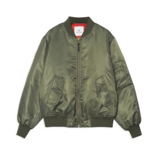 Army Green Leon Bomber Jack Anine Bing , Green , Dames