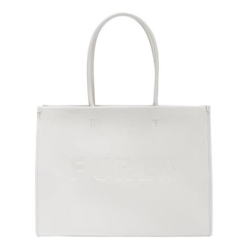 Tote Bags Furla , White , Dames