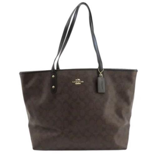 Pre-owned Plastic totes Coach Pre-owned , Brown , Dames