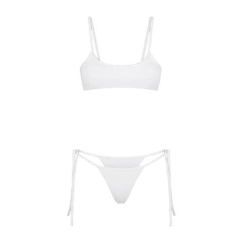 Bikini 2-Delig Set F**k , White , Dames