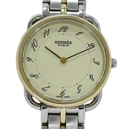 Pre-owned Stainless Steel watches Hermès Vintage , Gray , Dames