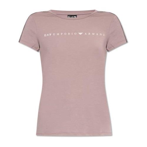 T-shirt uit de collectie Emporio Armani EA7 , Purple , Dames