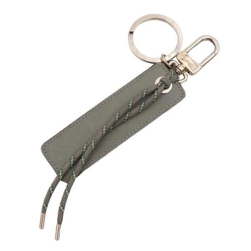 Pre-owned Canvas key-holders Louis Vuitton Vintage , Gray , Dames