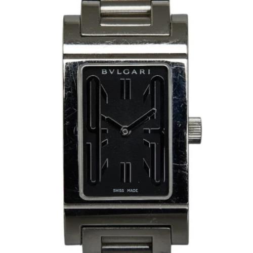 Pre-owned Stainless Steel watches Bvlgari Vintage , Black , Dames