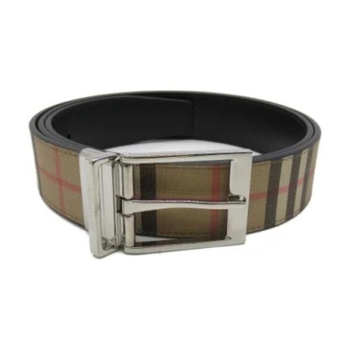 Pre-owned Fabric belts Burberry Vintage , Brown , Dames