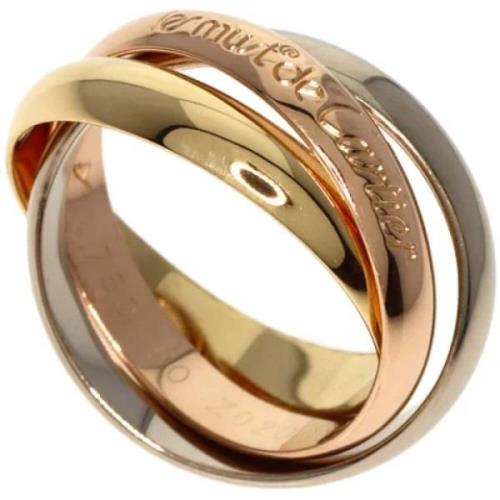 Pre-owned Rose Gold rings Cartier Vintage , Yellow , Dames