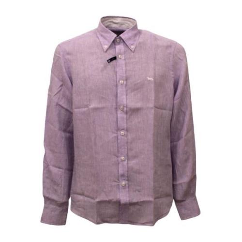 Lange mouwen shirt Harmont & Blaine , Purple , Heren