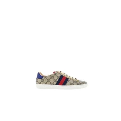 Retro Style Low Top Sneakers Gucci , Brown , Dames