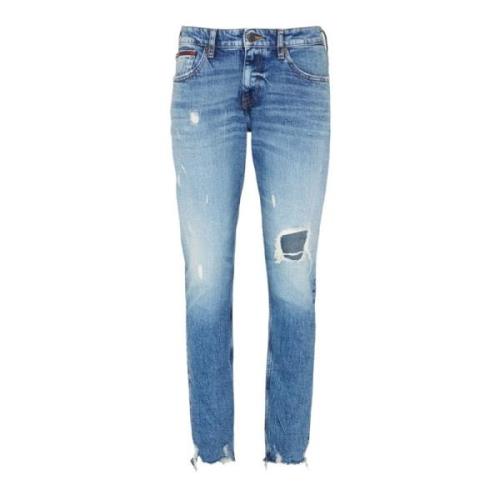 Slim-fit Denim Broek Tommy Jeans , Blue , Heren