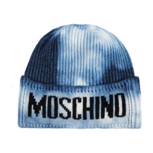 Pet met logo Moschino , Blue , Unisex