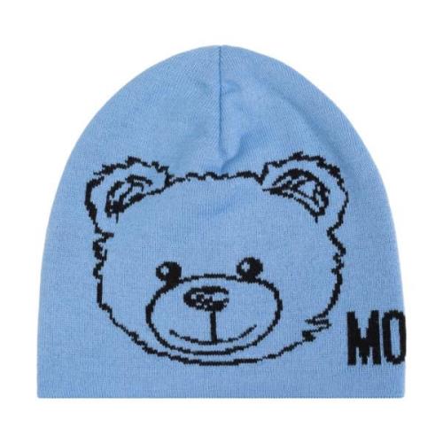 Pet met logo Moschino , Blue , Unisex