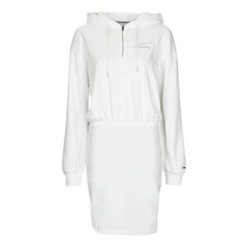 Lange Jurk Tommy Jeans , White , Dames