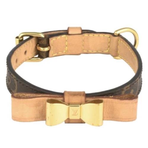 Pre-owned Leather belts Louis Vuitton Vintage , Brown , Dames