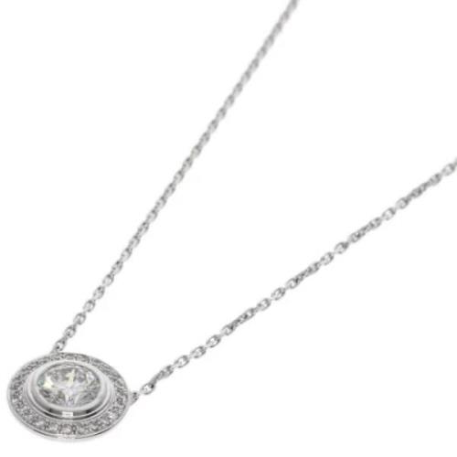 Pre-owned White Gold necklaces Cartier Vintage , Gray , Dames