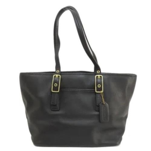 Pre-owned Leather totes Coach Pre-owned , Black , Dames