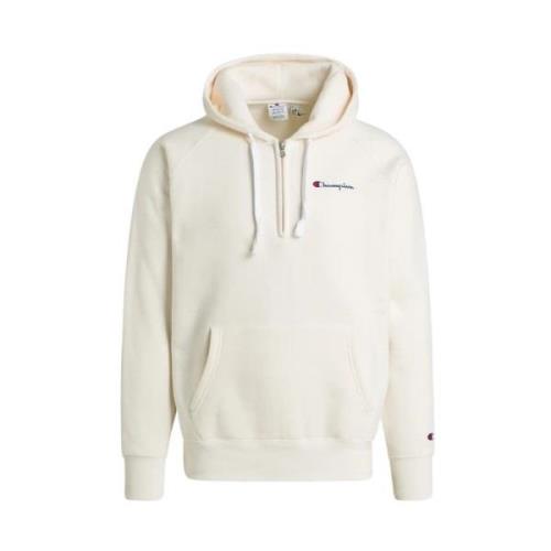 Hoodie Champion , White , Heren