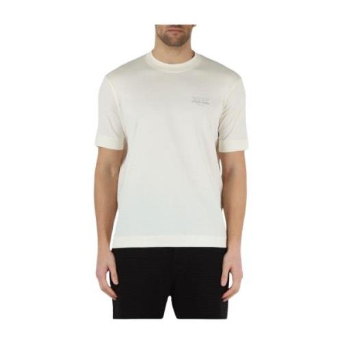 Korte Mouw T-shirt Emporio Armani , Beige , Heren