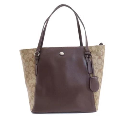 Pre-owned Plastic totes Coach Pre-owned , Brown , Dames