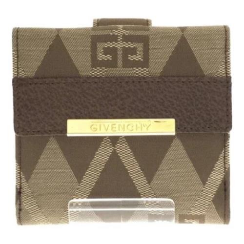 Pre-owned Canvas wallets Givenchy Pre-owned , Brown , Dames